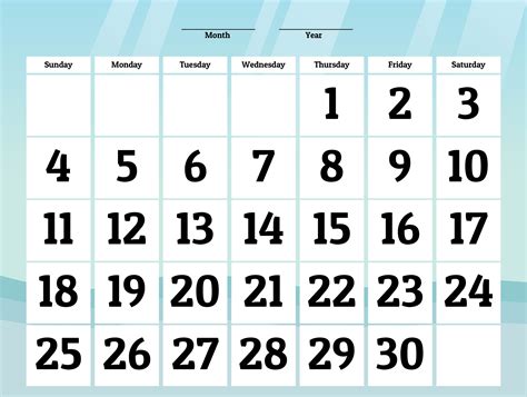 30 Calendar Days